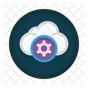 Cloud Einstellung Cloud Dienste Cloud Hosting Symbol