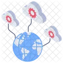 Cloud Computing Cloud Technologie Cloud Dienste Symbol