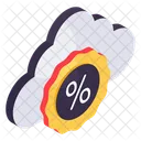 Cloud Discount  Icon