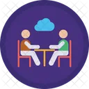 Cloud Business Meeting Discuss Topic Icon