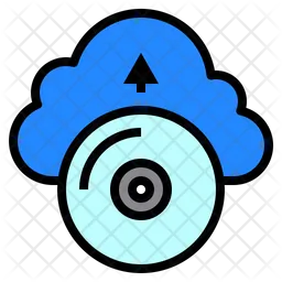 Cloud-Festplatte  Symbol