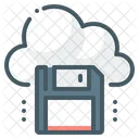 Cloud-Diskette  Symbol