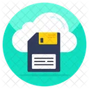 Cloud-Diskette  Symbol