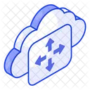 Cloud Distribution Network Icon