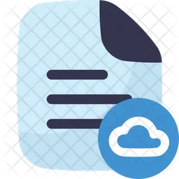 Cloud document  Icon