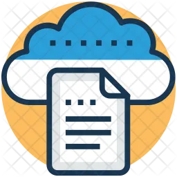 Cloud document  Icon