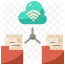 Cloud Document File Upload Storage Icon