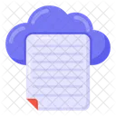 Cloud File Cloud Document Cloud Paper Icon