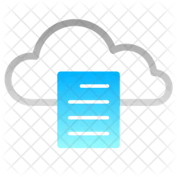 Cloud document  Icon