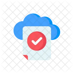 Cloud Document  Icon