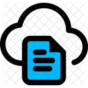 Document Backup Cloud File Icon