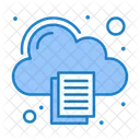 Cloud Document  Icon