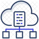 Cloud Document Network  Icon