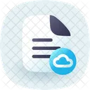 Cloud-Dokument  Symbol