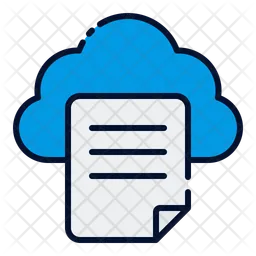 Cloud-Dokument  Symbol