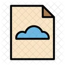 Cloud-Dokument  Symbol