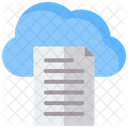 Cloud-Dokument  Symbol