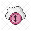 Dollar Cloud Saving Icon