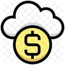 Cloud Dollar Cloud Currency Dollar Icon