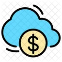 Cloud Dollar Dollar Cloud Money Icon