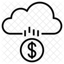 Cloud Dollar  Icon