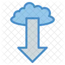 Cloud-Download  Symbol