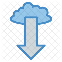 Cloud-Download  Symbol