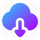 Cloud-Download  Symbol