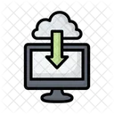 Cloud-Download  Symbol