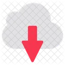 Cloud Download Cloud Speicher Daten Download Symbol