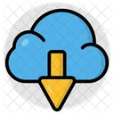 Cloud-Download  Symbol