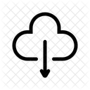 Cloud Download Symbol Symbol