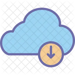 Cloud-Download  Symbol