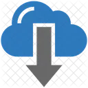 Seo Cloud Down Icon