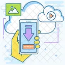 Cloud Download Cloud Computing Cloud Storage Icon