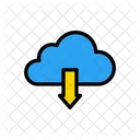 Cloud Download Database Icon