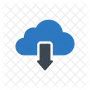 Cloud Download Database Icon