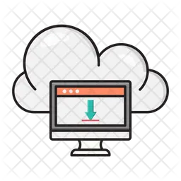 Cloud Download  Icon