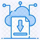 Cloud Download Cloud Computing Cloud Technology Icon