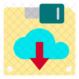 Cloud-Download  Symbol