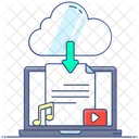 Cloud Download Cloud Services Cloud Data Icon