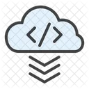Cloud Code Download Icon
