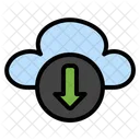 Cloud Download Cloud Hosting Data Icon