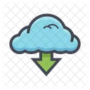 Cloud Download Cloud Hosting Cloud Data Icon