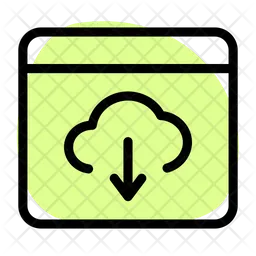 Cloud-Download  Symbol