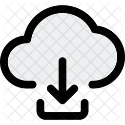 Cloud-Download  Symbol