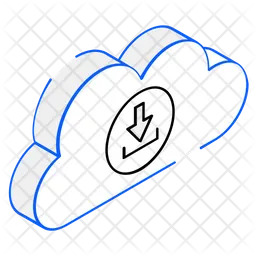 Cloud-Download  Symbol