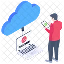 Cloud Daten Daten Download Cloud Download Symbol