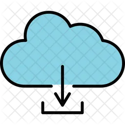 Cloud-Download  Symbol