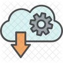 Cloud Download Cloud Transfer Downloading Icon